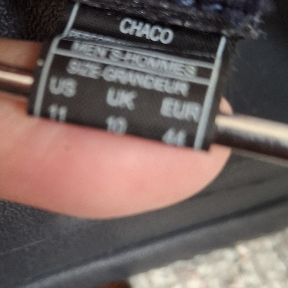 Men's Navy Chaco Sandals Size 11. - Picture 7 of 7